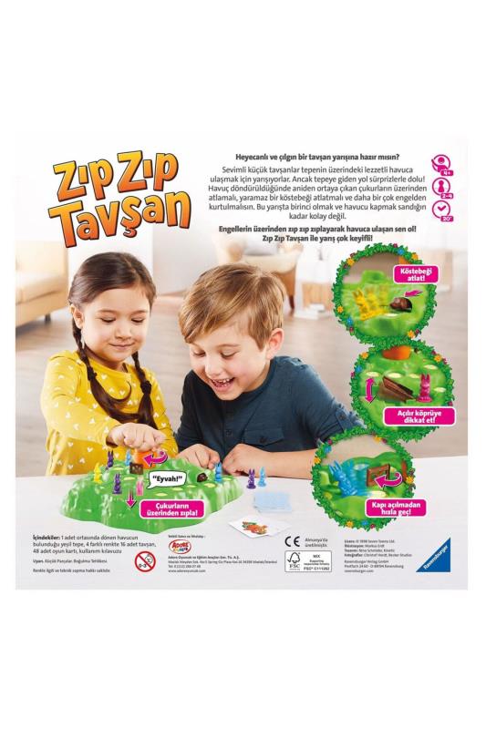 Ravensburger ZıpZıp Tavşan Yeni 209767 Ravensburger ZıpZıp Tavşan Yeni 209767