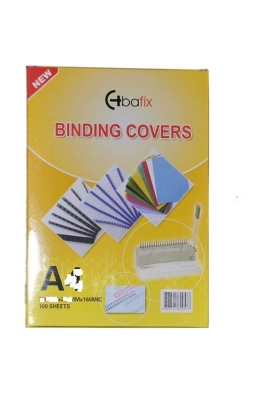 Bafix Cilt Kapağı Plastik Opak A3 160 Mıc Şeffaf - 100`lü Paket Bafix Cilt Kapağı Plastik Opak A3 160 Mıc Şeffaf - 100`lü Paket