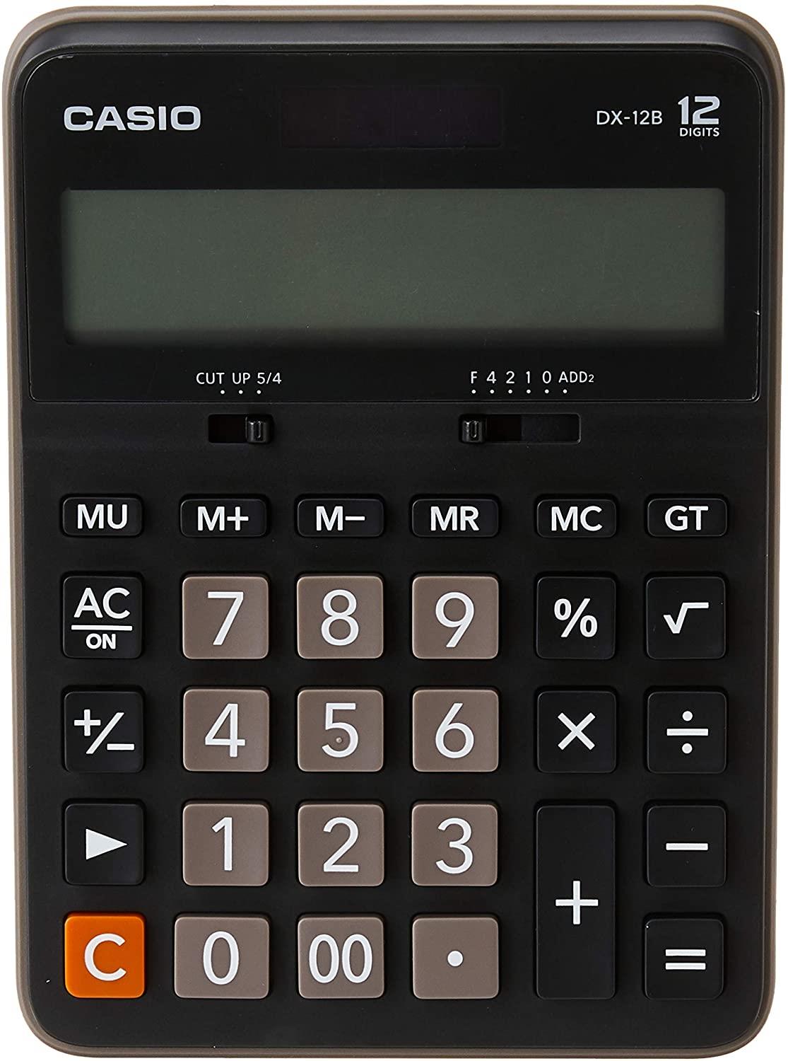Casio Dx-12B Siyah 12 Hane Hesap Makinesi Casio Dx-12B Siyah 12 Hane Hesap Makinesi