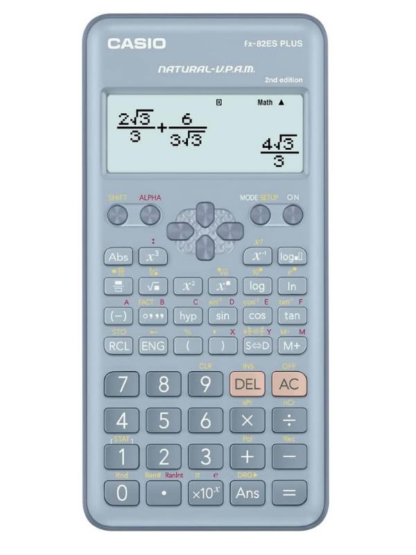 Casio FX-82ES Plus Mavi Bilimsel Fonksiyonlu Hesap Makinesi Casio FX-82ES Plus Mavi Bilimsel Fonksiyonlu Hesap Makinesi