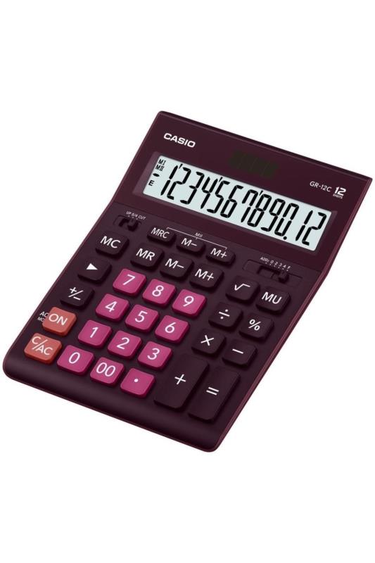Casio GR-12C-WR 12 Hane Bordo Masa Üstü Hesap Maki Casio GR-12C-WR 12 Hane Bordo Masa Üstü Hesap Maki