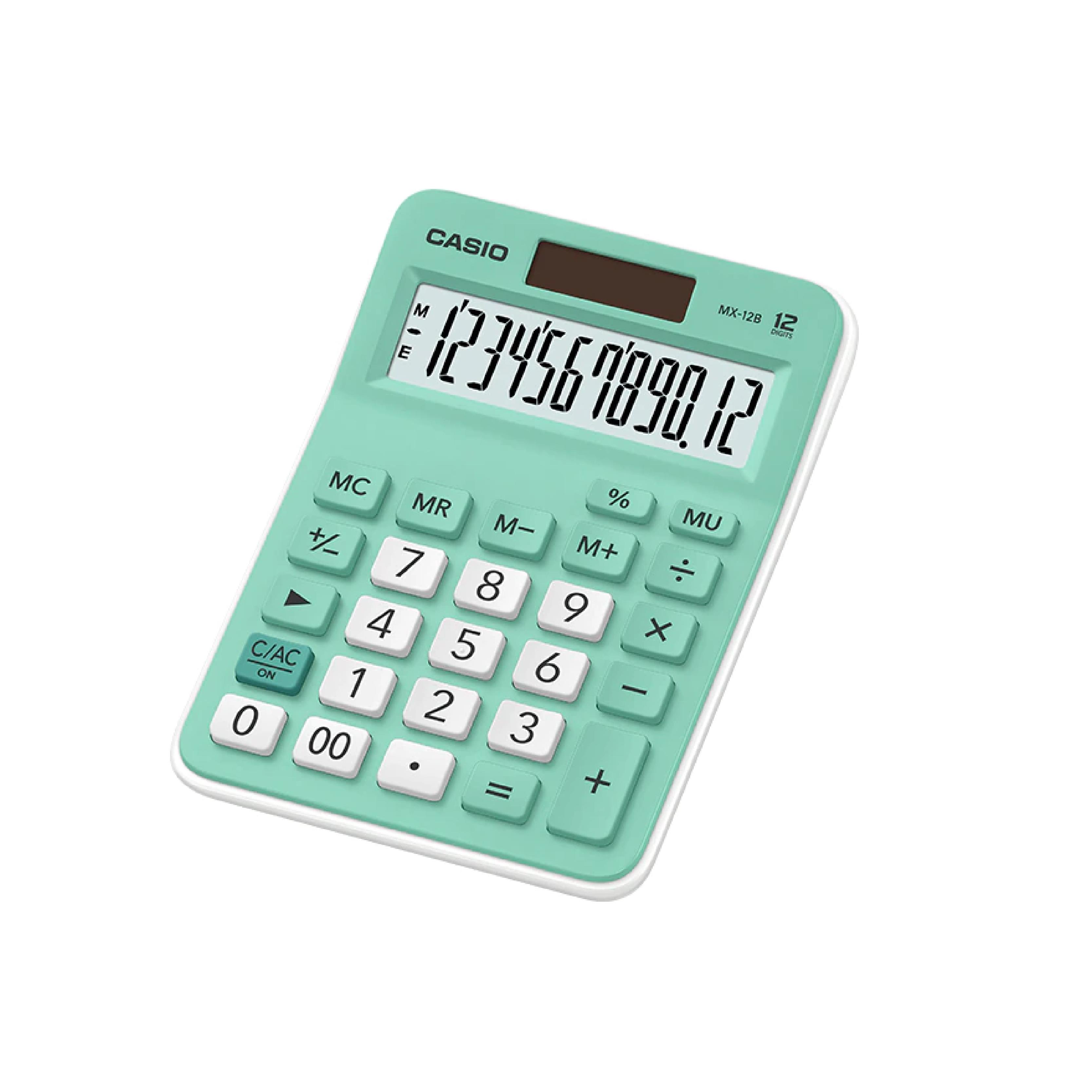 Casio Mx-12B-Gn Açık Yeşil 12 Hane Hesap Makinesi Casio Mx-12B-Gn Açık Yeşil 12 Hane Hesap Makinesi