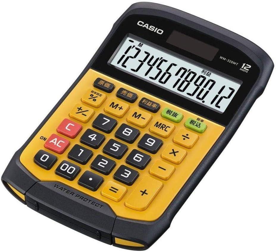 Casio Hesap Makinesi 12 Haneli - WM-320MT - Su Geçirmez-Toza Dayanıklı Casio Hesap Makinesi 12 Haneli - WM-320MT - Su Geçirmez-Toza Dayanıklı