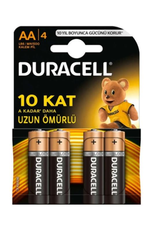 Duracell AA Kalem Pil 4lü LR6/mn1500 Duracell AA Kalem Pil 4lü LR6/mn1500