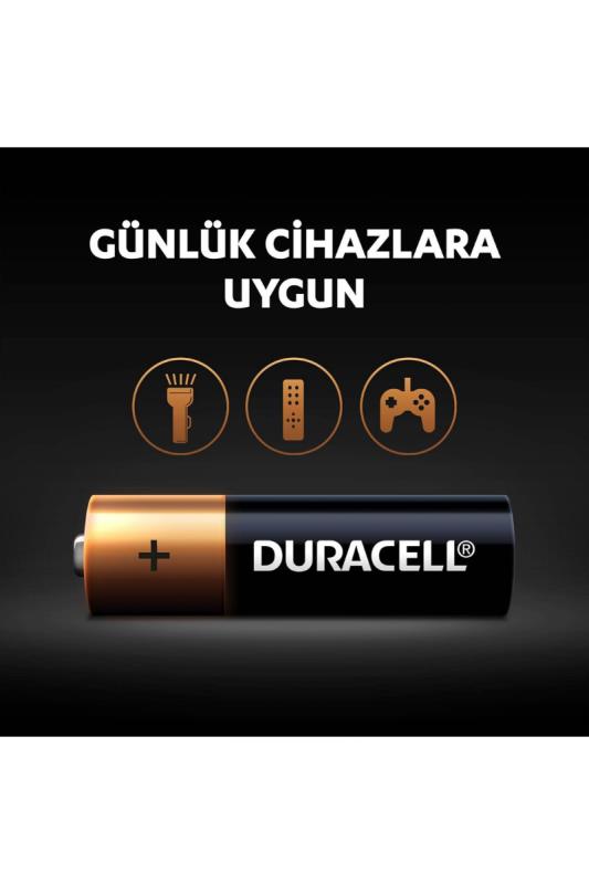 Duracell AA Kalem Pil 4lü LR6/mn1500 Duracell AA Kalem Pil 4lü LR6/mn1500
