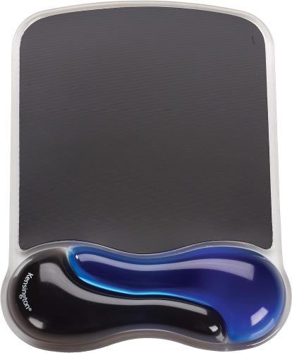 Kensington ergonomik bilek desteğine sahip fare altlığı, kaymaz ve rahat ikili jel bilek tutucu, lazer ve optik farelerle uyumlu, siyah/mavi, 62401 Kensington ergonomik bilek desteğine sahip fare altlığı, kaymaz ve rahat ikili jel bilek tutucu, lazer ve optik farelerle uyumlu, siyah/mavi, 62401