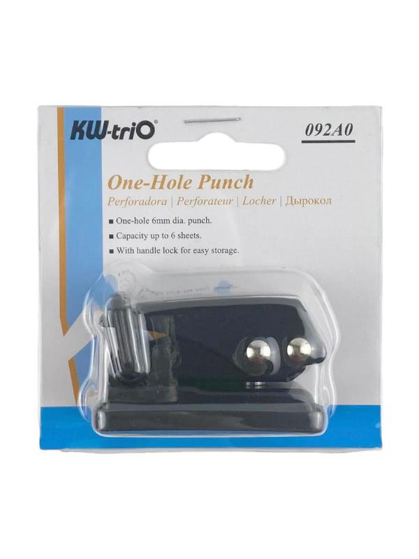 Kw-trio Tek Delik Mini Delgeç Siyah 092A Kw-trio Tek Delik Mini Delgeç Siyah 092A