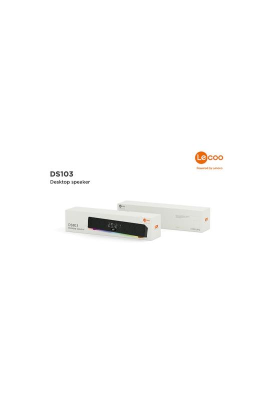 Lecoo DS103 Kablosuz Bluetooth 10W RGB Saat/Alarm Stereo Soundbar Hoparlör Siyah Lecoo DS103 Kablosuz Bluetooth 10W RGB Saat/Alarm Stereo Soundbar Hoparlör Siyah