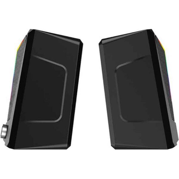 Lecoo DS104 Kablolu USB + 3.5mm Jack 6W RGB Aydınlatmalı Masaüstü Hoparlör Siyah Lecoo DS104 Kablolu USB + 3.5mm Jack 6W RGB Aydınlatmalı Masaüstü Hoparlör Siyah