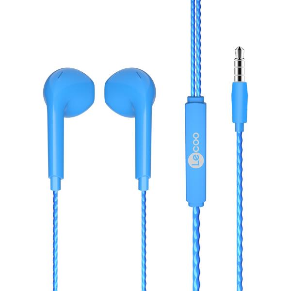 Lecoo EH104 Kablolu 3.5mm Jacklı Kulak İçi Mikrofonlu Kulaklık Mavi Lecoo EH104 Kablolu 3.5mm Jacklı Kulak İçi Mikrofonlu Kulaklık Mavi
