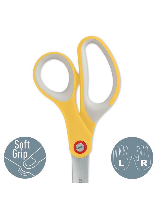 Leitz Cosy Titanyum Premium Ofis Makası Sarı KOD:53320019 Leitz Cosy Titanyum Premium Ofis Makası Sarı KOD:53320019