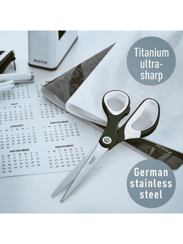 Leitz Wow Ofis Makası 205mm Metalik Siyah - KOD:53192095 Leitz Wow Ofis Makası 205mm Metalik Siyah - KOD:53192095