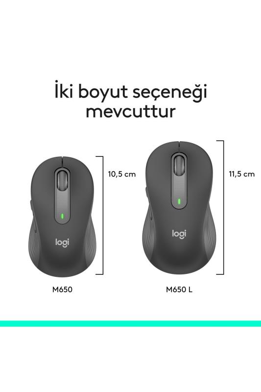 Logitech 910-006253 M650 Signature Siyah Mouse Logitech 910-006253 M650 Signature Siyah Mouse
