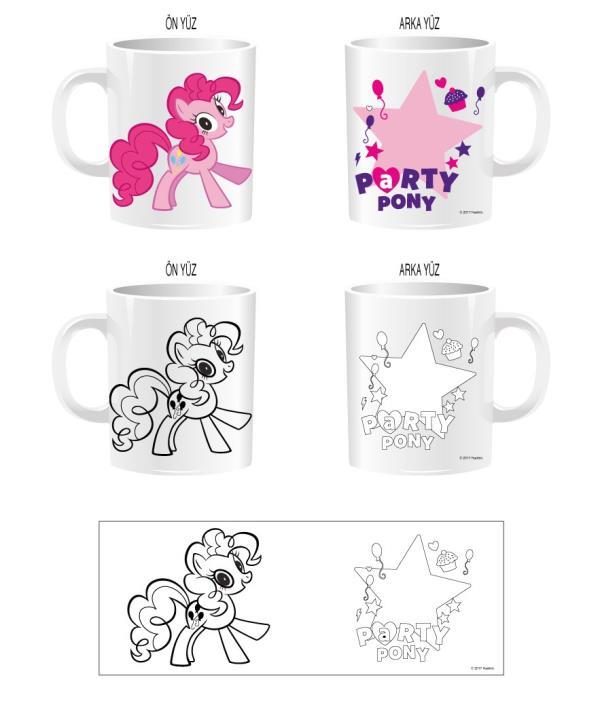 My Little Pony Porselen Kupa Boyama My Little Pony Porselen Kupa Boyama