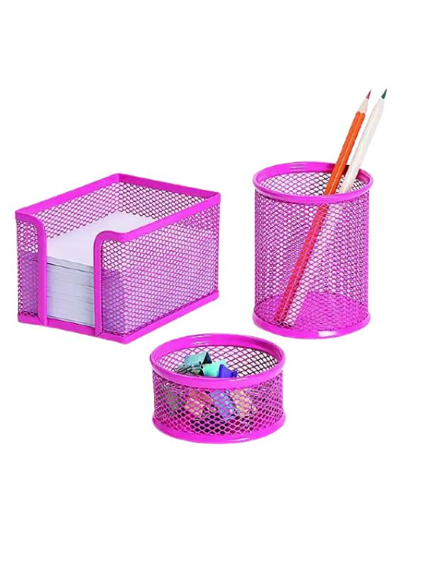 Need Masaüstü Perfore 3`lü Parlak Pembe Kalemlik Seti ND-1026 Need Masaüstü Perfore 3`lü Parlak Pembe Kalemlik Seti ND-1026