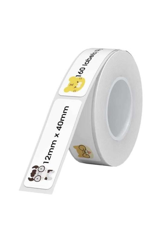 NIIMBOT T12*40-160ZOO Beyaz-Renkli 12X40MM Termal Etiket - Hayvan Desenli NIIMBOT T12*40-160ZOO Beyaz-Renkli 12X40MM Termal Etiket - Hayvan Desenli
