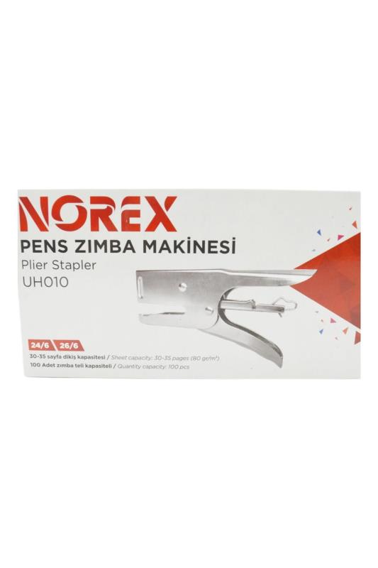 Norex Zımba Makinesi Pens Tipi 24/6 -26/6 Metal UH010 Norex Zımba Makinesi Pens Tipi 24/6 -26/6 Metal UH010