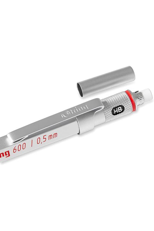 Rotring 600 Mekanik Kurşun Kalem Krom 0.5 mm -1904445 Rotring 600 Mekanik Kurşun Kalem Krom 0.5 mm -1904445