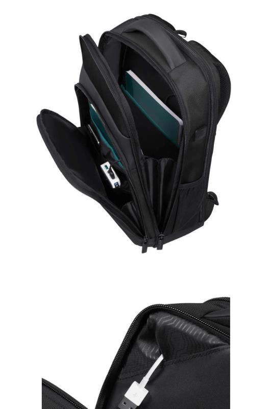 Samsonite Kf9-09-003 14.1" Mysight Usb Girişli Notebook Sırt Çantası Siyah Samsonite Kf9-09-003 14.1" Mysight Usb Girişli Notebook Sırt Çantası Siyah