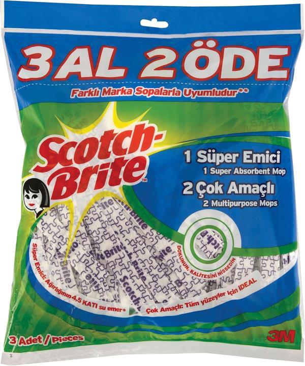 Scotch Brite 1 SÜPER EMİCİ /ÇOK AMAÇLI 3 Al 2 Öde Scotch Brite 1 SÜPER EMİCİ /ÇOK AMAÇLI 3 Al 2 Öde
