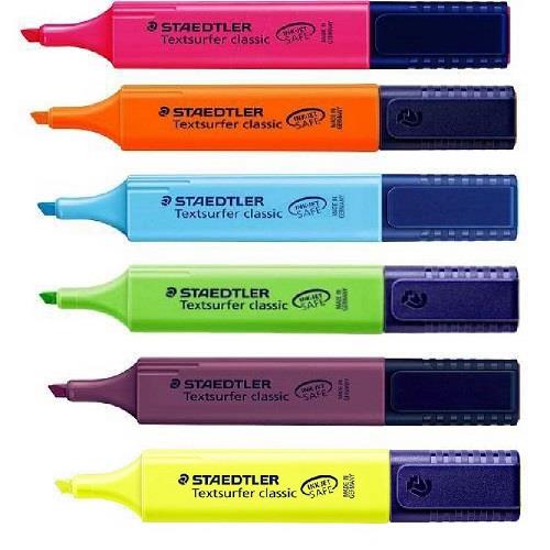 Staedtler Textsurfer Classic Fosforlu Kalem Seti 6 Renk Staedtler Textsurfer Classic Fosforlu Kalem Seti 6 Renk