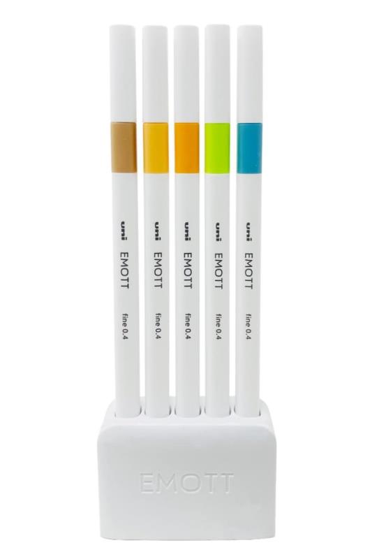 Uni-Ball Emott 0.4 Fineliner Akrilik Uçlu Kalem 5`Lİ Set Pem-Sy/5C No:6 Uni-Ball Emott 0.4 Fineliner Akrilik Uçlu Kalem 5`Lİ Set Pem-Sy/5C No:6