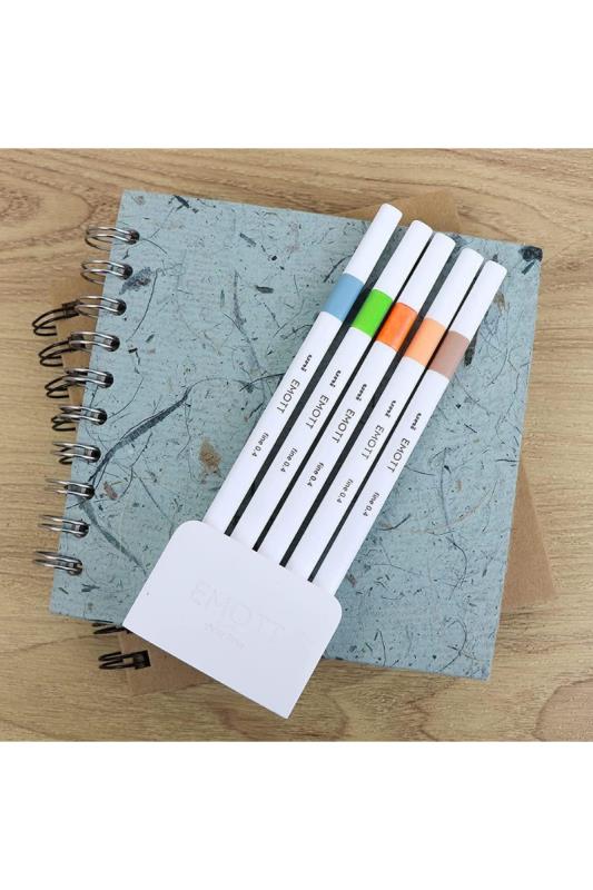 Uni-Ball Emott 0.4 Fineliner Akrilik Uçlu Kalem 5`Lİ Set Pem-Sy/5C No:6 Uni-Ball Emott 0.4 Fineliner Akrilik Uçlu Kalem 5`Lİ Set Pem-Sy/5C No:6